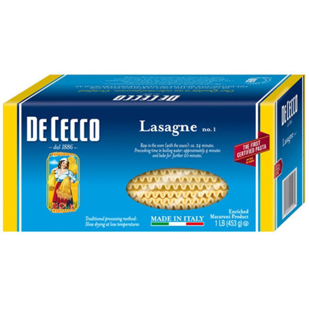 De Cecco Lasagne Pasta No. 1 (1.0 LB)