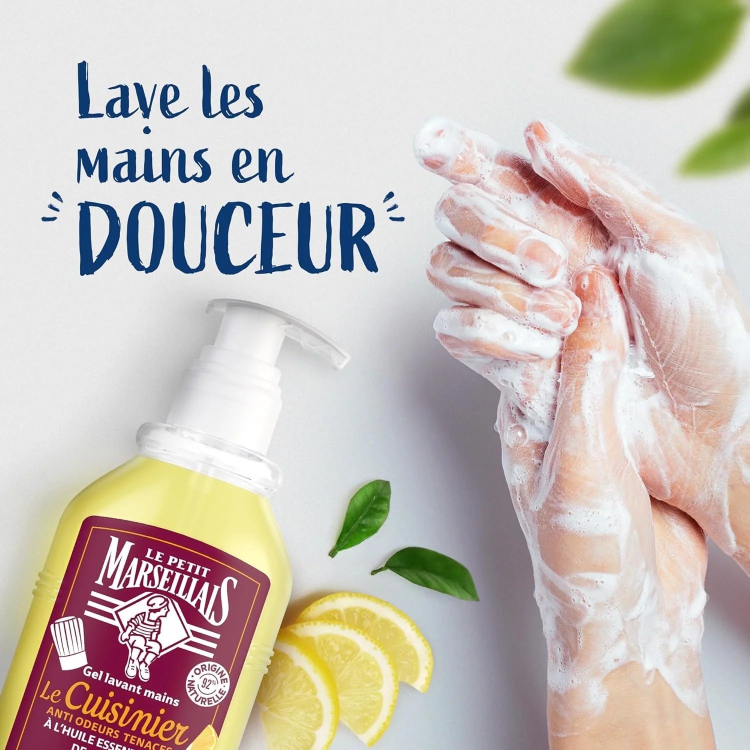 Le Petit Marseillais Anti-Odor Hand Soap with Lemon Oil – 10.1 fl oz