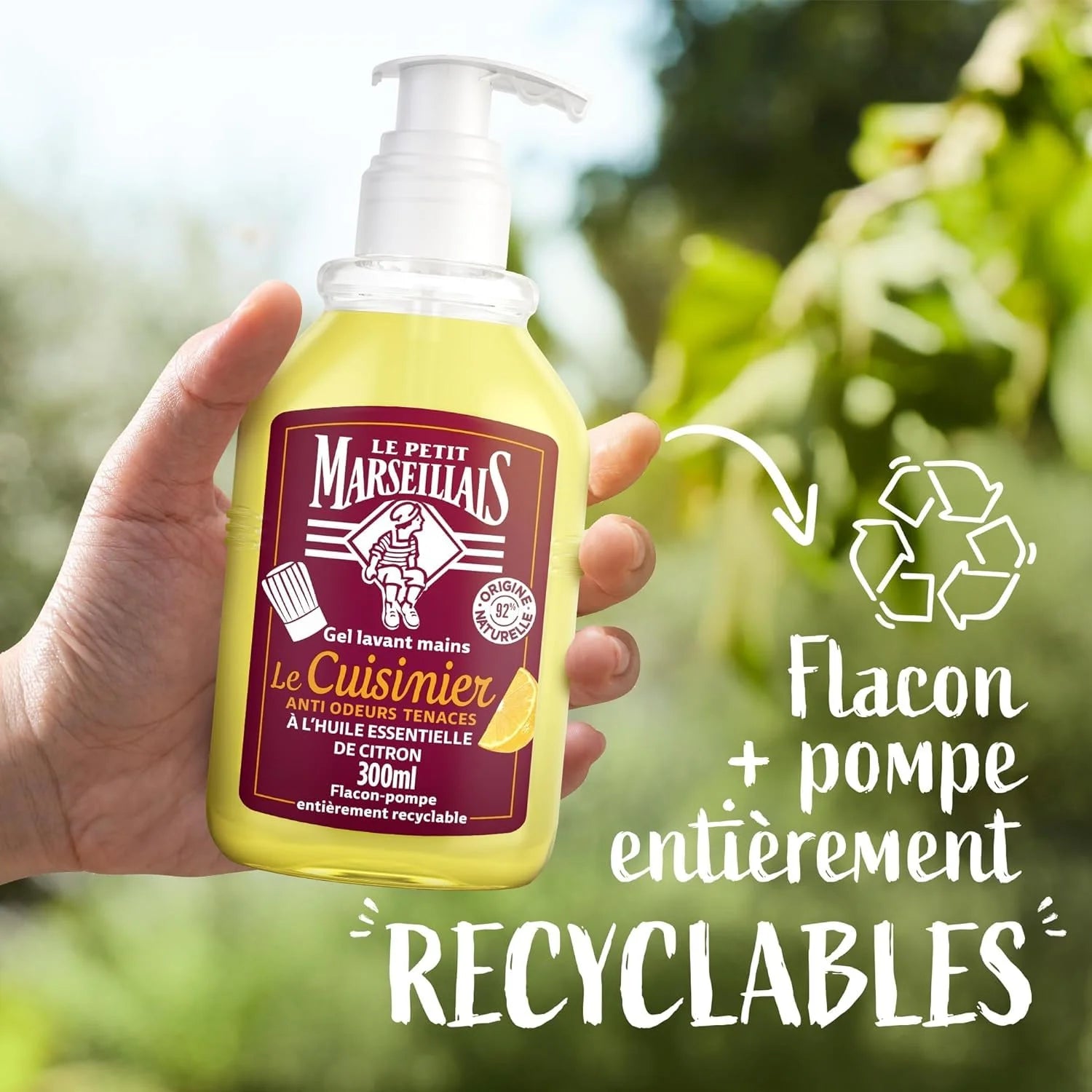 Le Petit Marseillais Anti-Odor Hand Soap with Lemon Oil – 10.1 fl oz