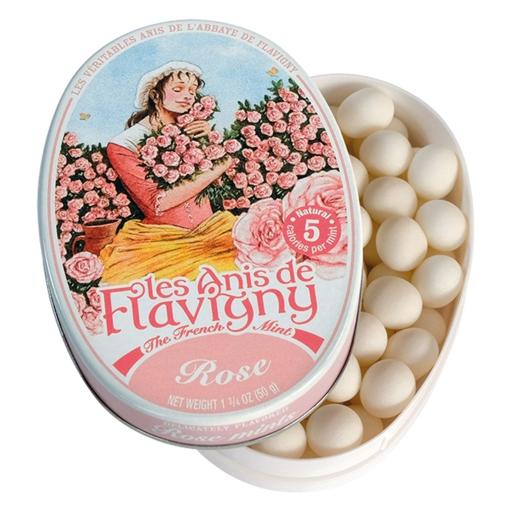 Les Anis de Flavigny Rose French Mints - 1.75 oz Tin