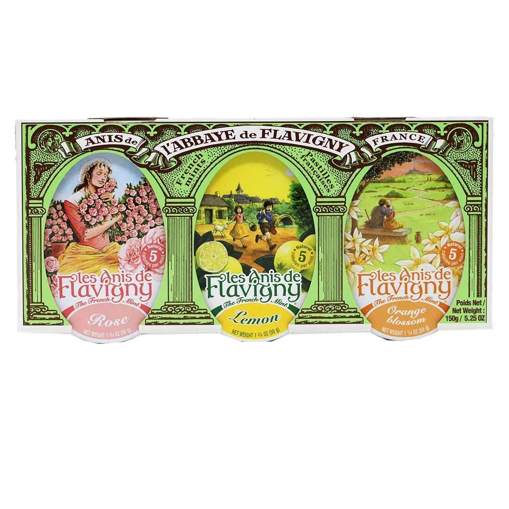 Les Anis de Flavigny Candy Gift Set – Rose, Lemon & Orange Blossom