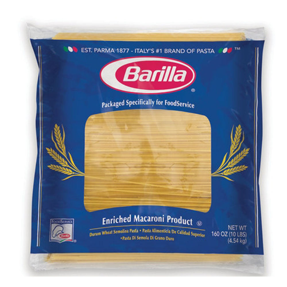 Barilla Bulk Linguine Fini Pasta - 10 LB Bag (160 OZ) - Thinner Long Pasta
