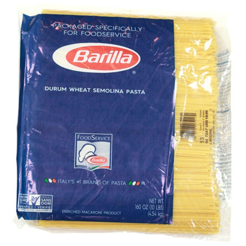 Barilla Bulk Linguine Pasta (#13) - 10 LB Bag - Long Ribbon
