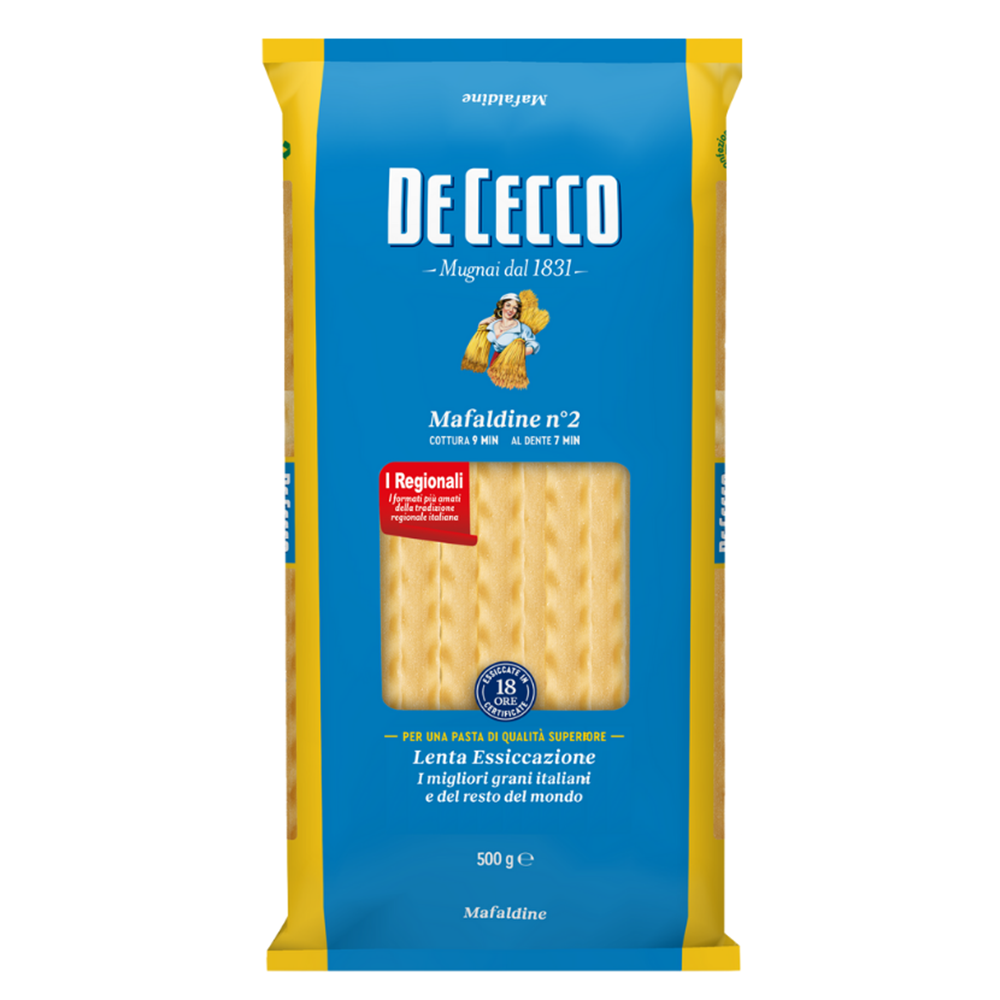 De Cecco Long Mafaldine Pasta No. 2 (1.1 LB / 17.6 oz)