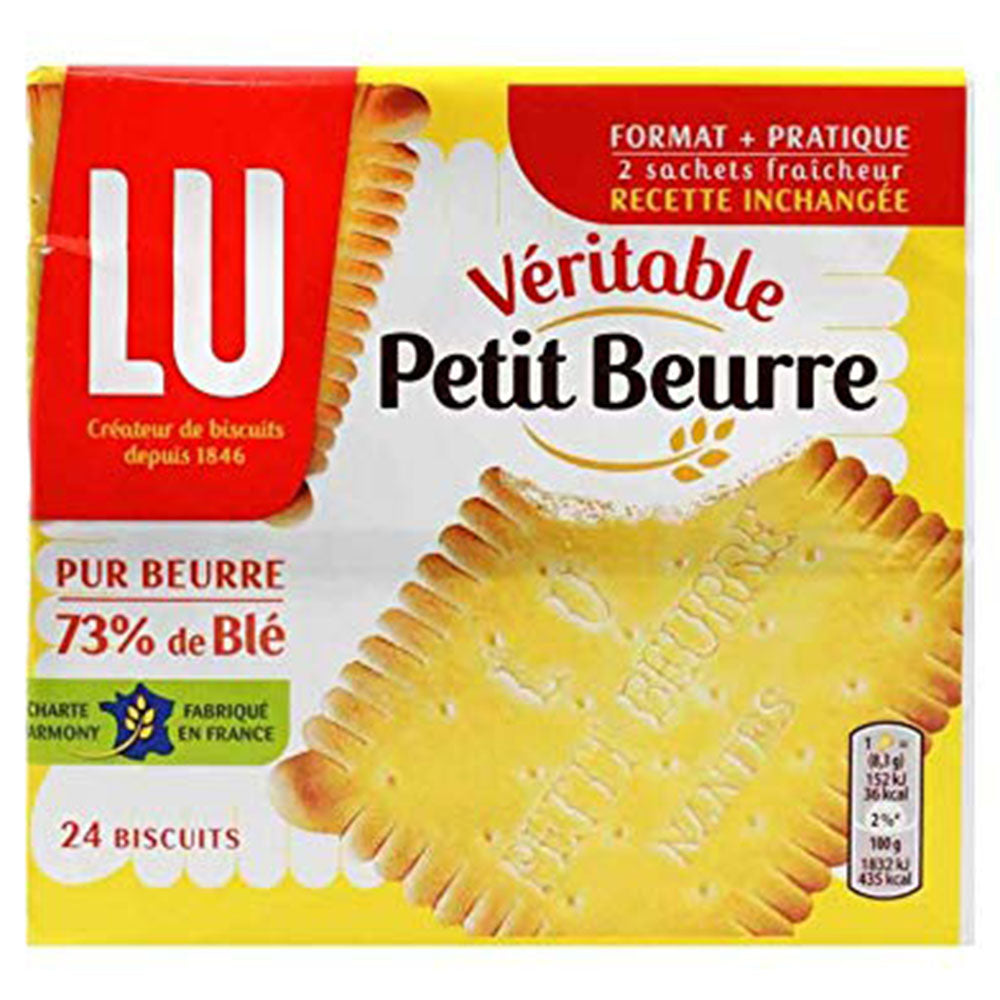 LU Petit Beurre Biscuits - Classic French Butter Cookies 7 oz
