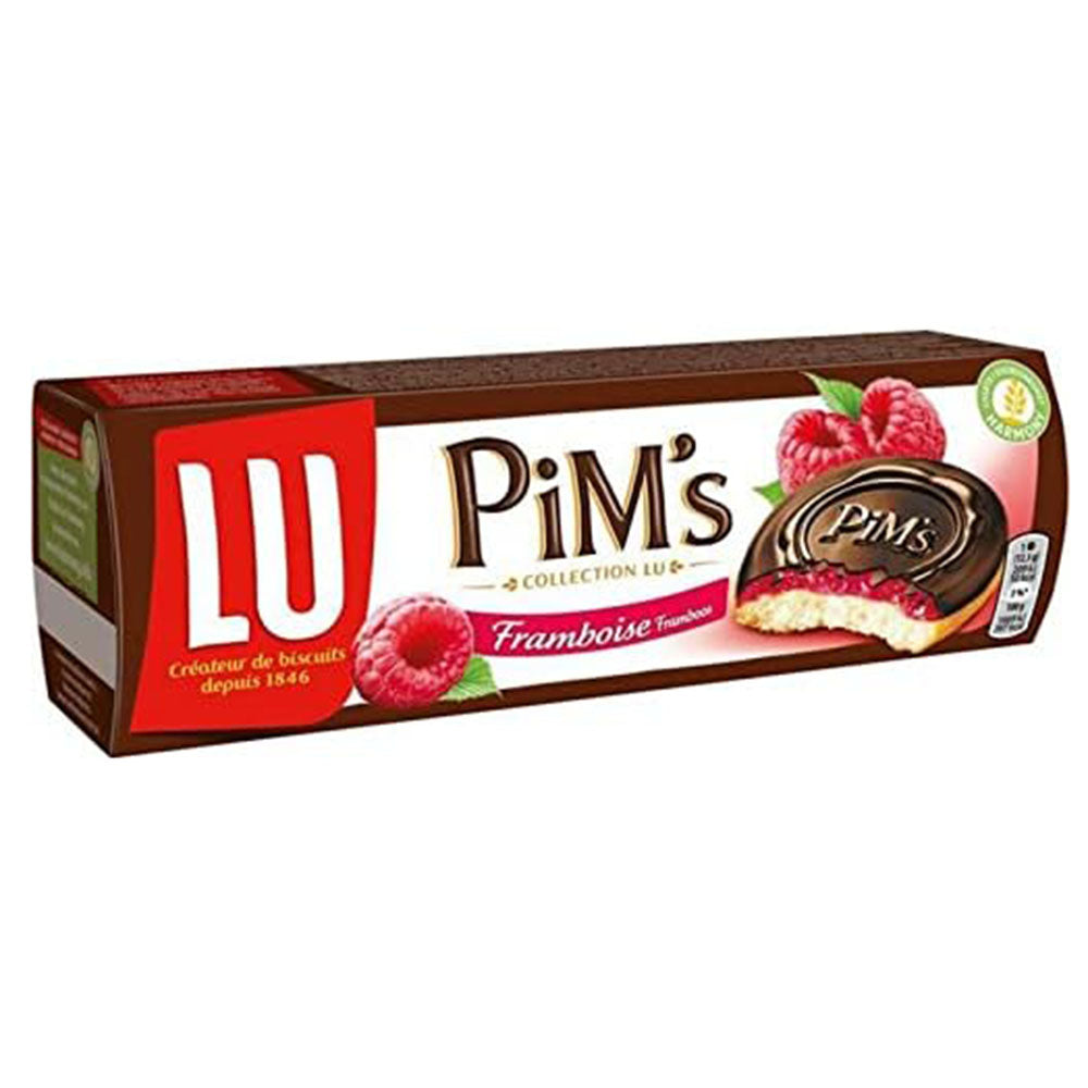 LU Pim’s Raspberry Cookies – French Sponge Biscuit with Raspberry Jam & Chocolate (5.3 oz)