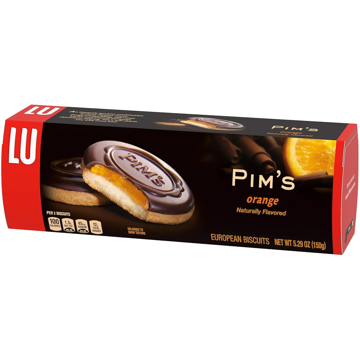 LU Pim’s Orange Cookies – 5.29 oz | French Chocolate-Covered Orange Biscuits