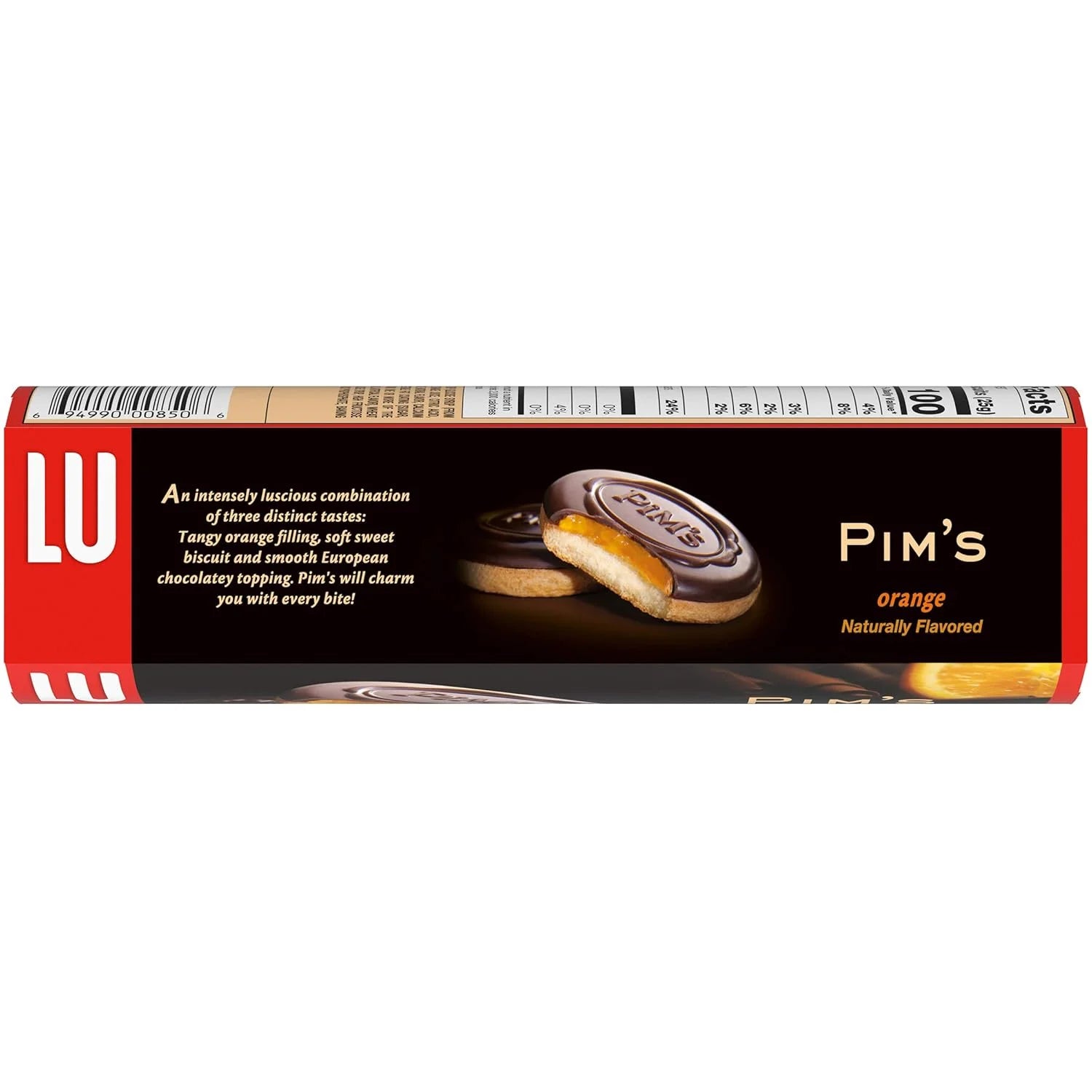 LU Pim’s Orange Cookies – 5.29 oz | French Chocolate-Covered Orange Biscuits