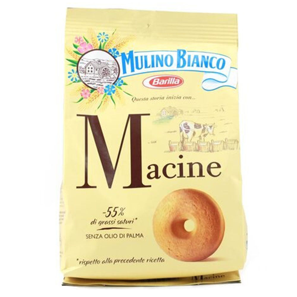 Mulino Bianco Macine Italian Cookies – Shortbread with Cream (12.35 oz)
