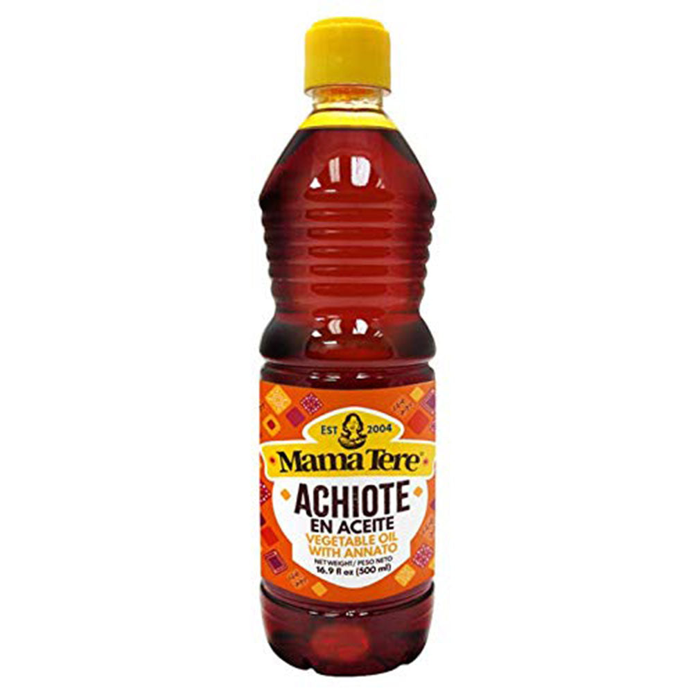 Mama Tere Achiote en Aceite – Vegetable Oil with Annatto, 16.9 fl oz