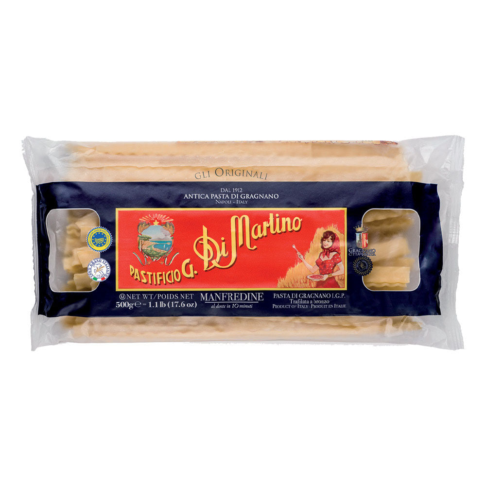 Di Martino Manfredine (Malfalda) Pasta - IGP Certified Ribbon Pasta (17.64 oz)