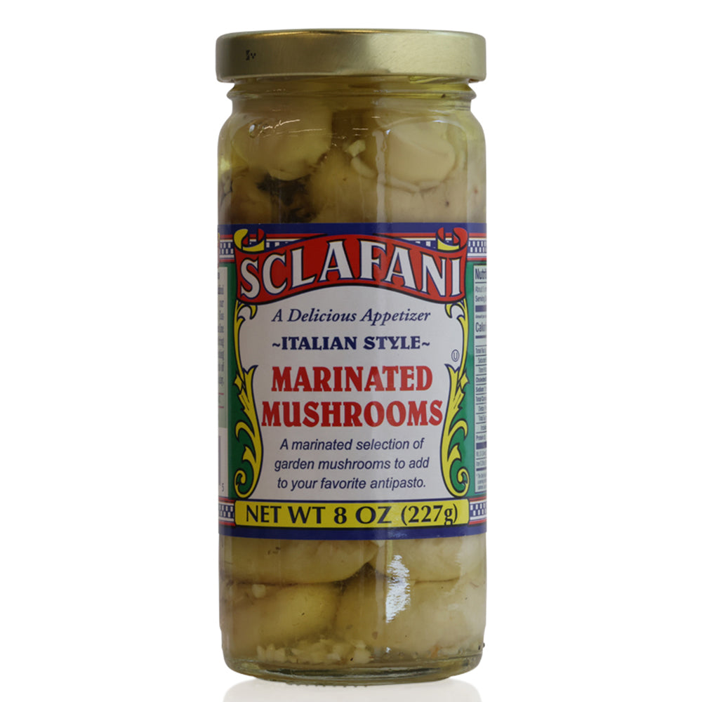 Sclafani Marinated Mushrooms - 8 oz Jar