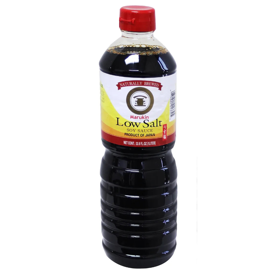 Marukin Low Salt Soy Sauce – 33.8 fl oz | Naturally Brewed Japanese Shoyu