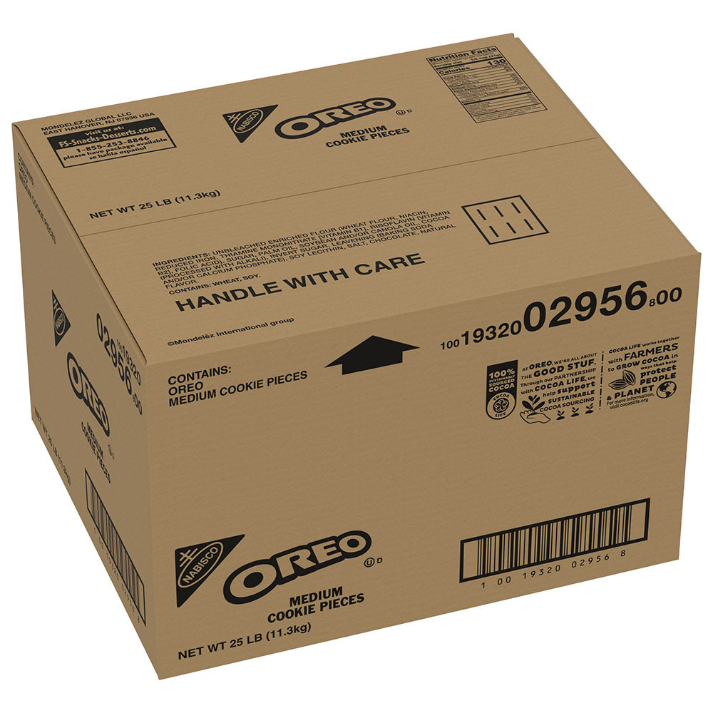 Nabisco Oreo Medium Cookie Pieces (25 LB )