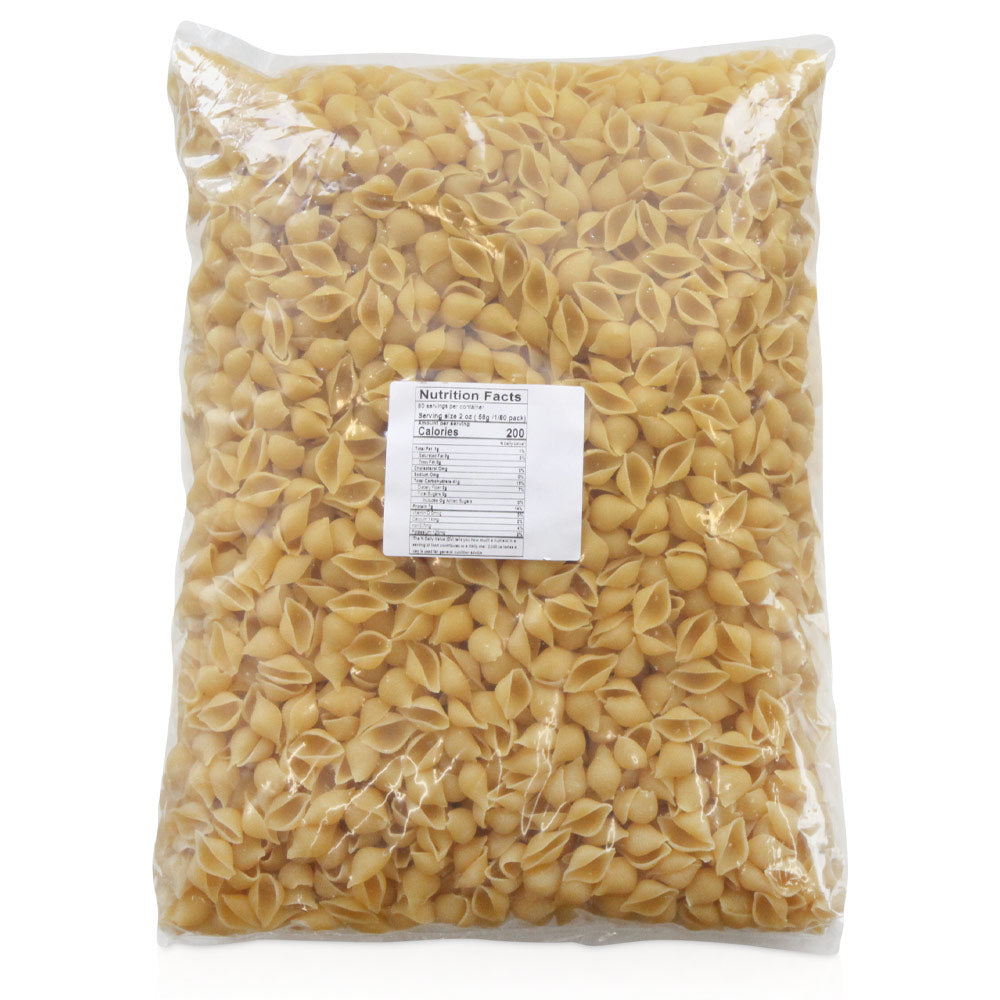 Indigo Medium Shells Bulk Pasta (10 LB)