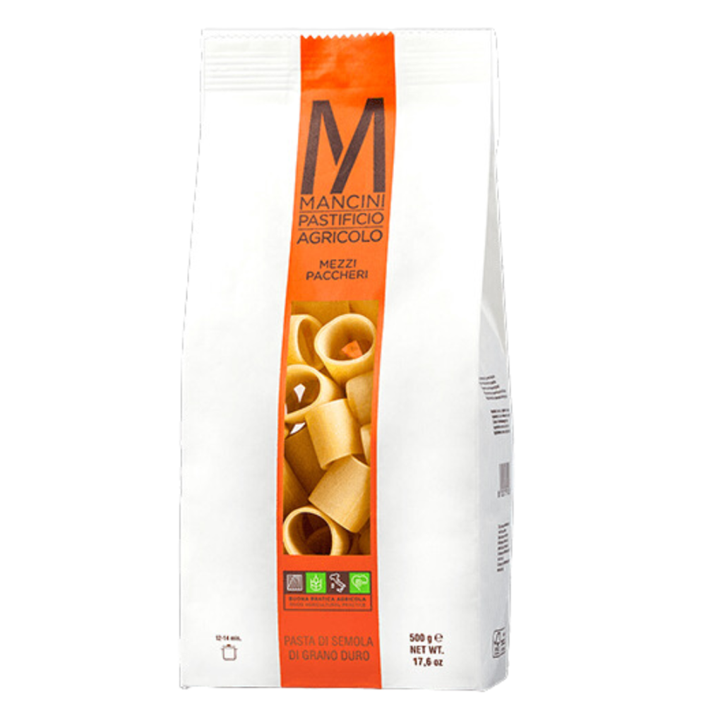 Mancini Mezzi Paccheri Pasta (17.64 oz)