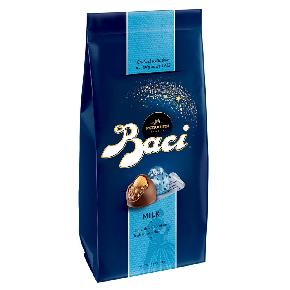 Perugina Baci Milk Chocolate Truffles – Classic Italian Bag (4.4 oz)