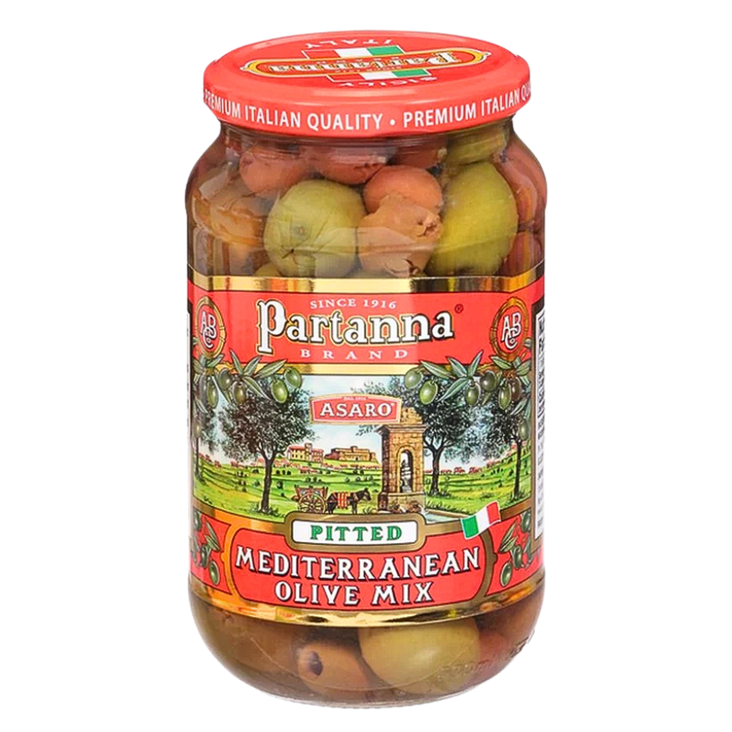 Partanna Mixed Mediterranean Olives with Herbs 9.17 oz