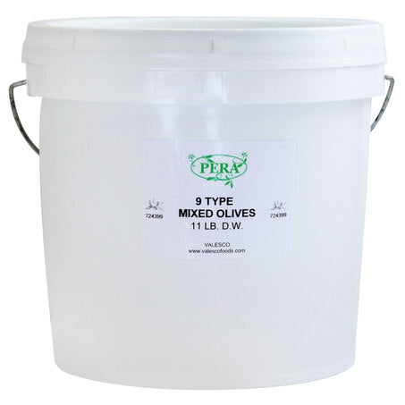 Indigo Mixed Whole Olives 9 Type (11 LB)