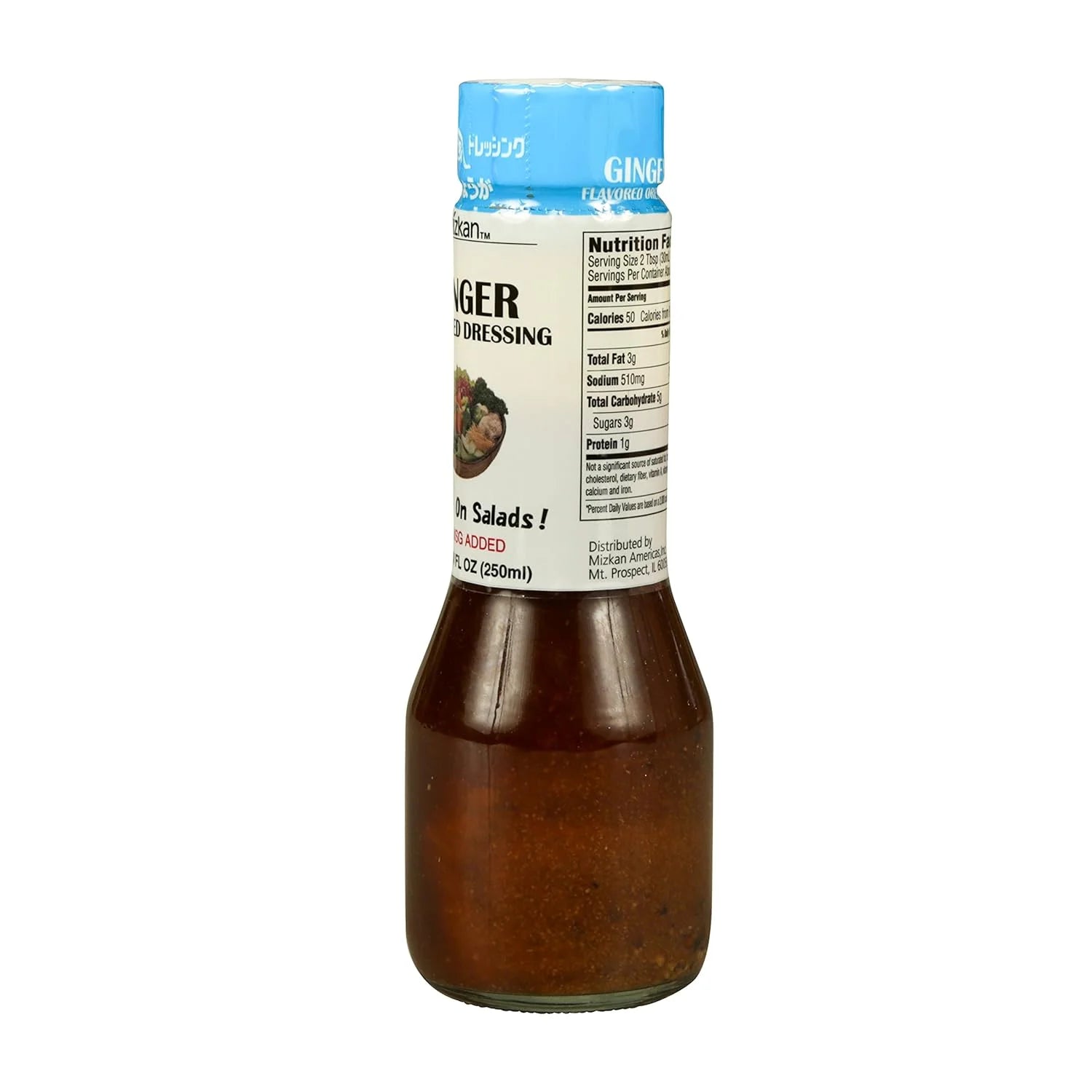 Mizkan Ginger Flavored Dressing – Japanese Salad Dressing, 8.4 fl oz (250ml)