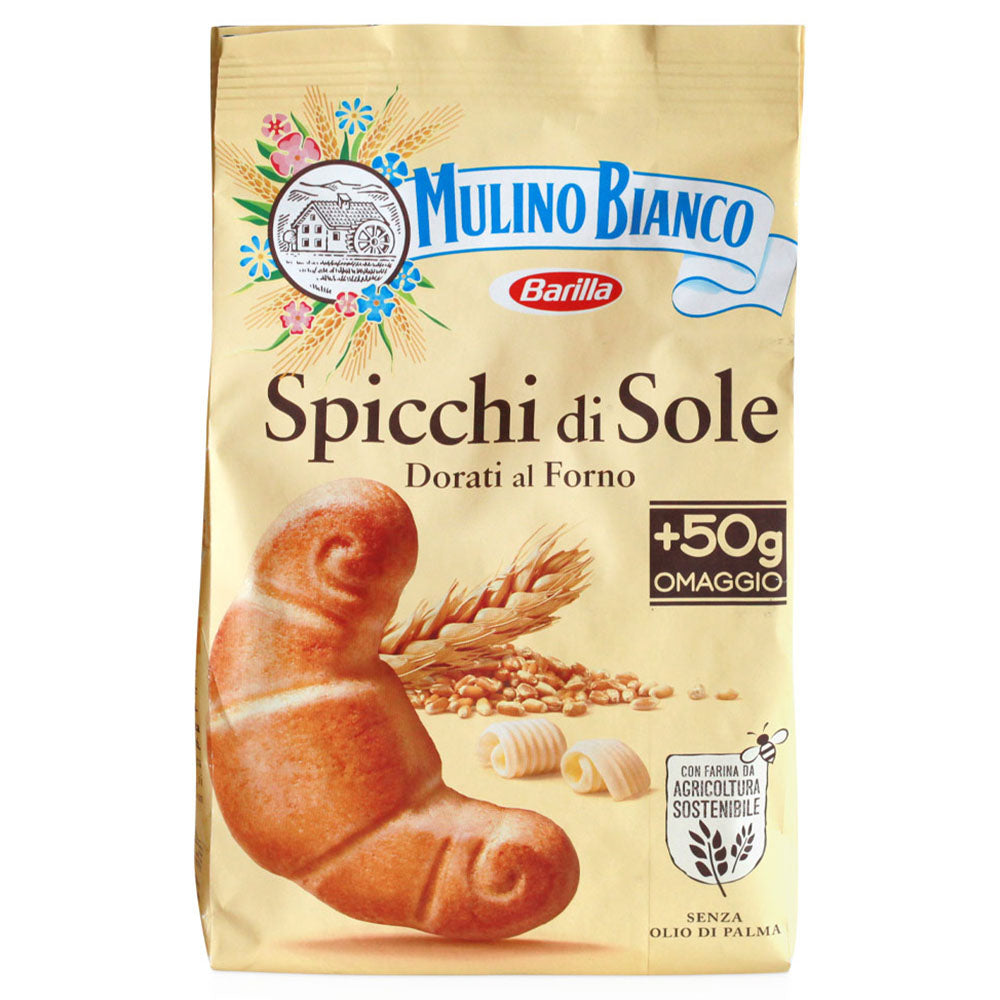Mulino Bianco Spicchi di Sole – Italian Lemon Shortbread Biscuits, 14.1 oz