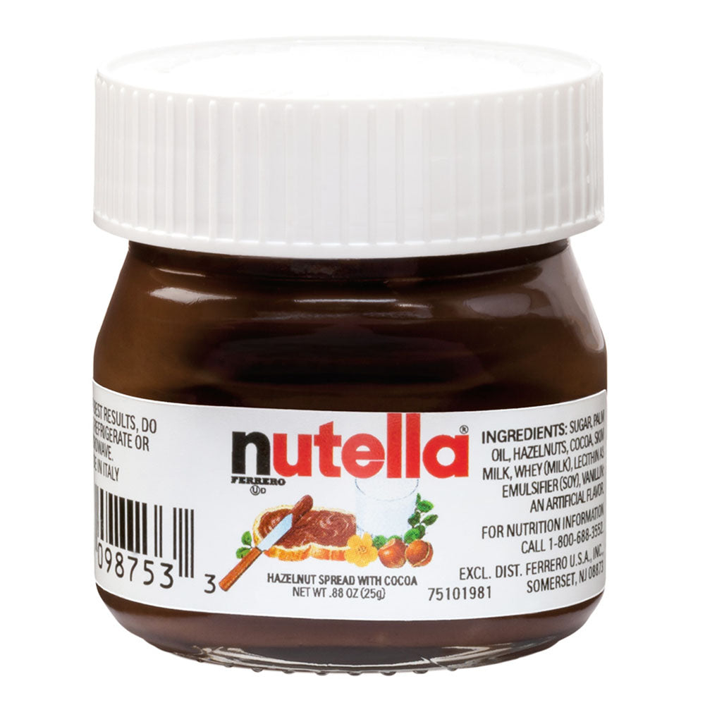 Nutella Hazelnut Spread Mini Jars – Pack of 16 (0.88 oz Each)