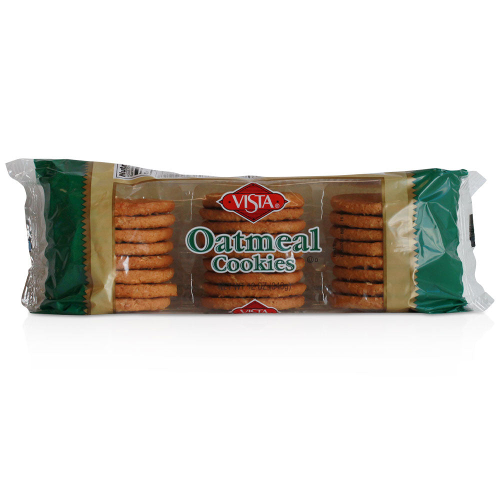 Vista Hearty Oatmeal Cookies – 12 oz Bag