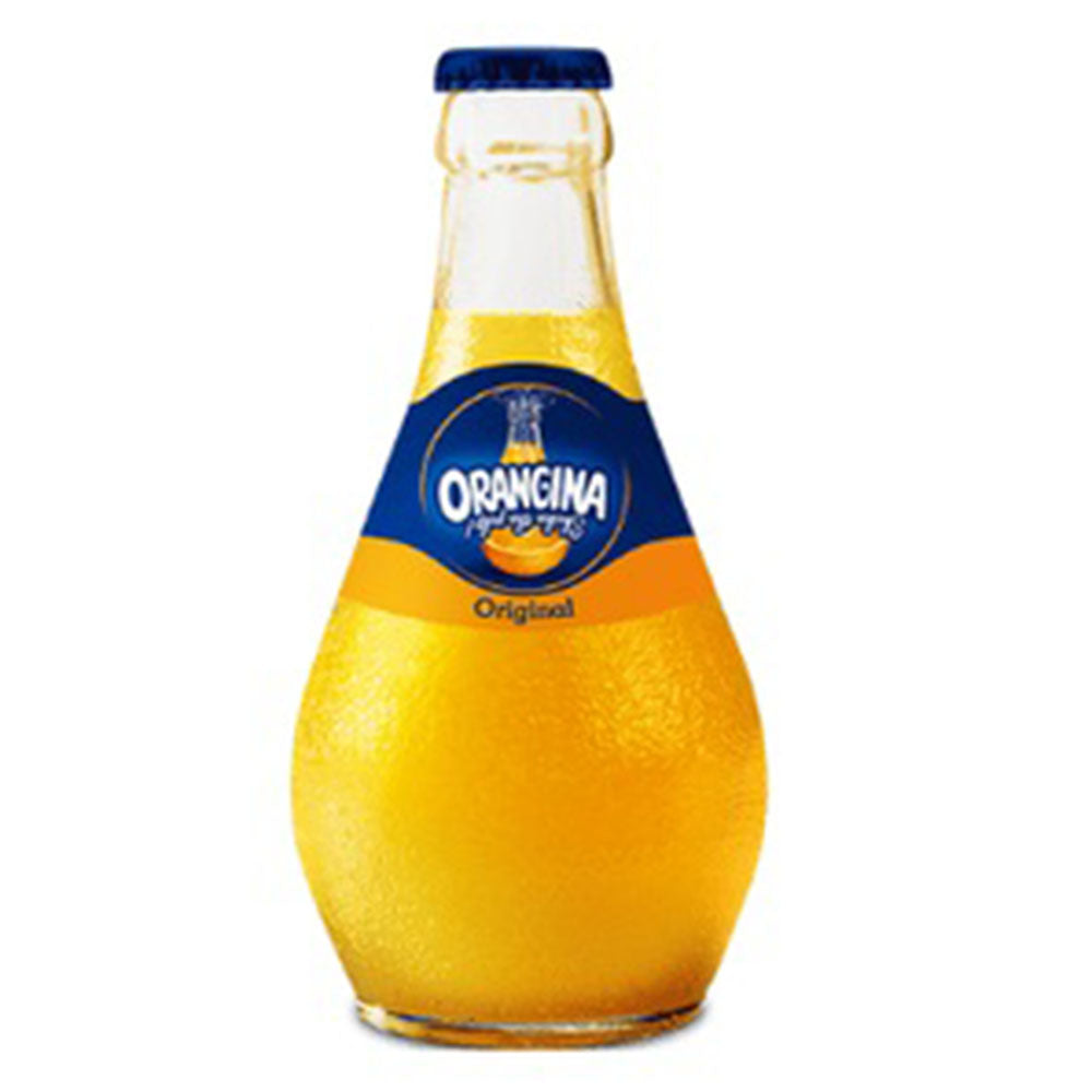 Orangina Classic Sparkling Citrus Beverage – 6-Pack Glass Bottles