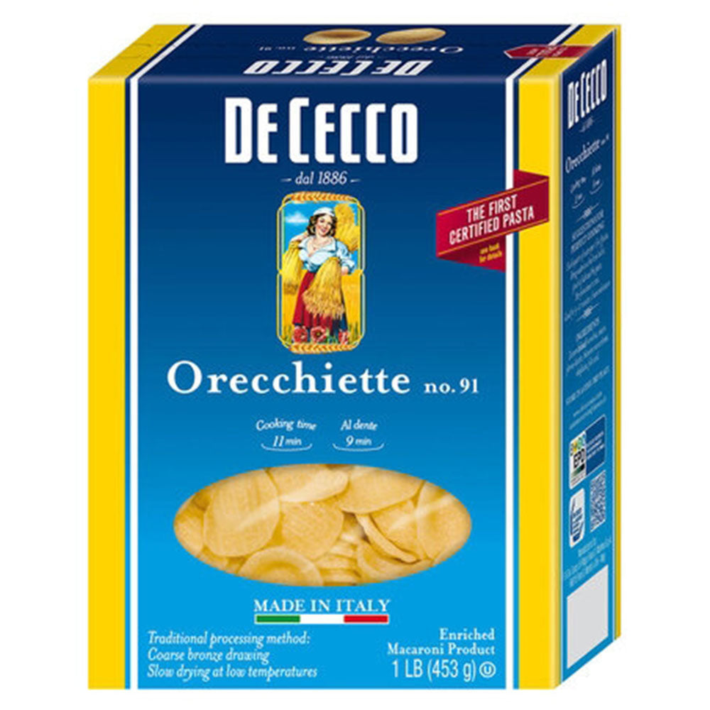 De Cecco Orecchiette Pasta No. 91 (1.0 LB)