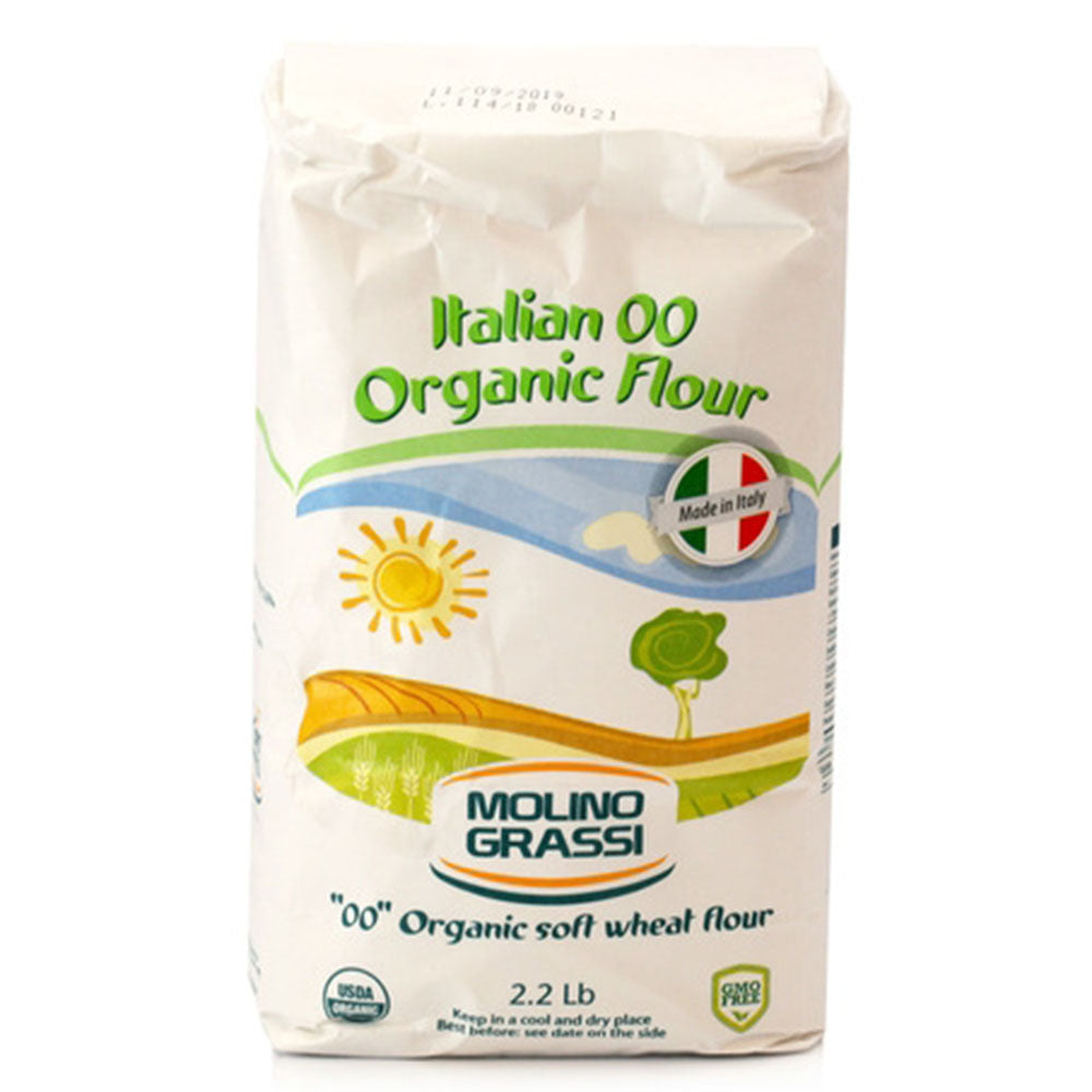 Molino Grassi Organic Italian "00" Flour – Soft Wheat 2.2 lb