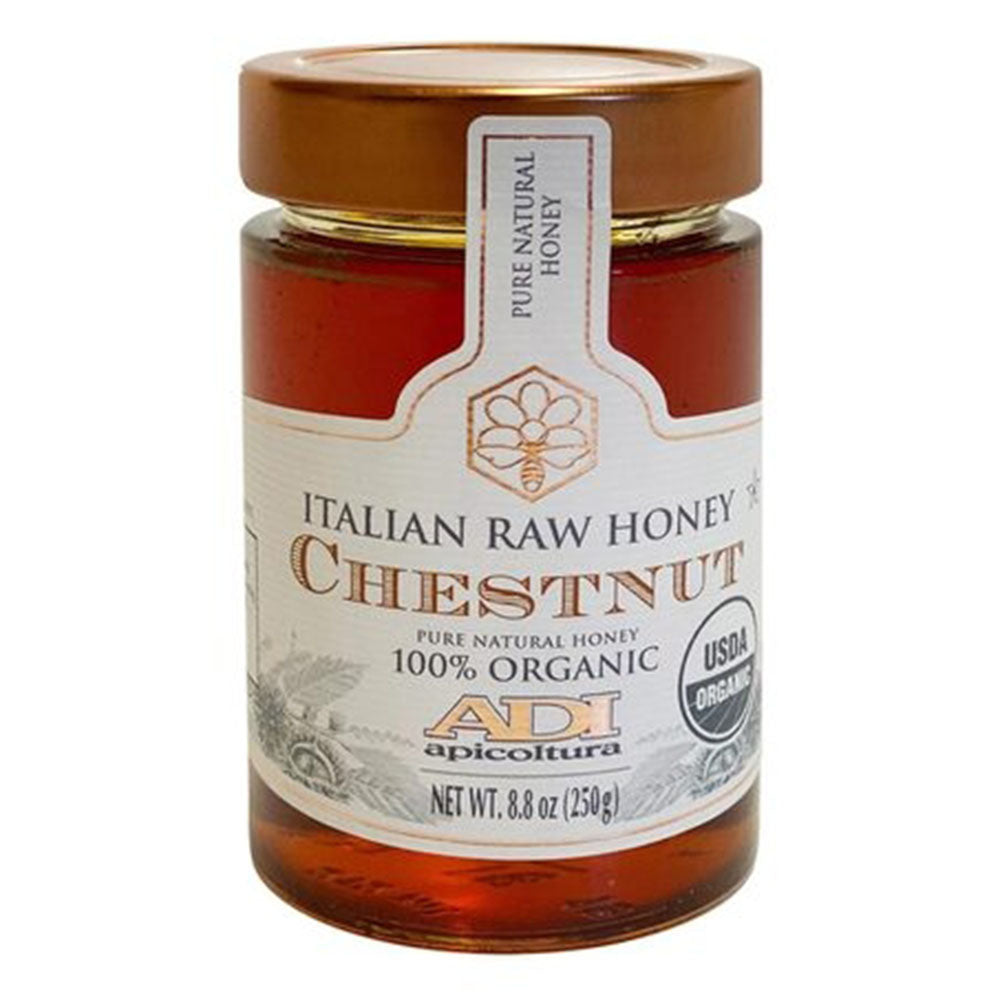 ADI Organic Raw Italian Chestnut Honey - 8.8 oz Jar