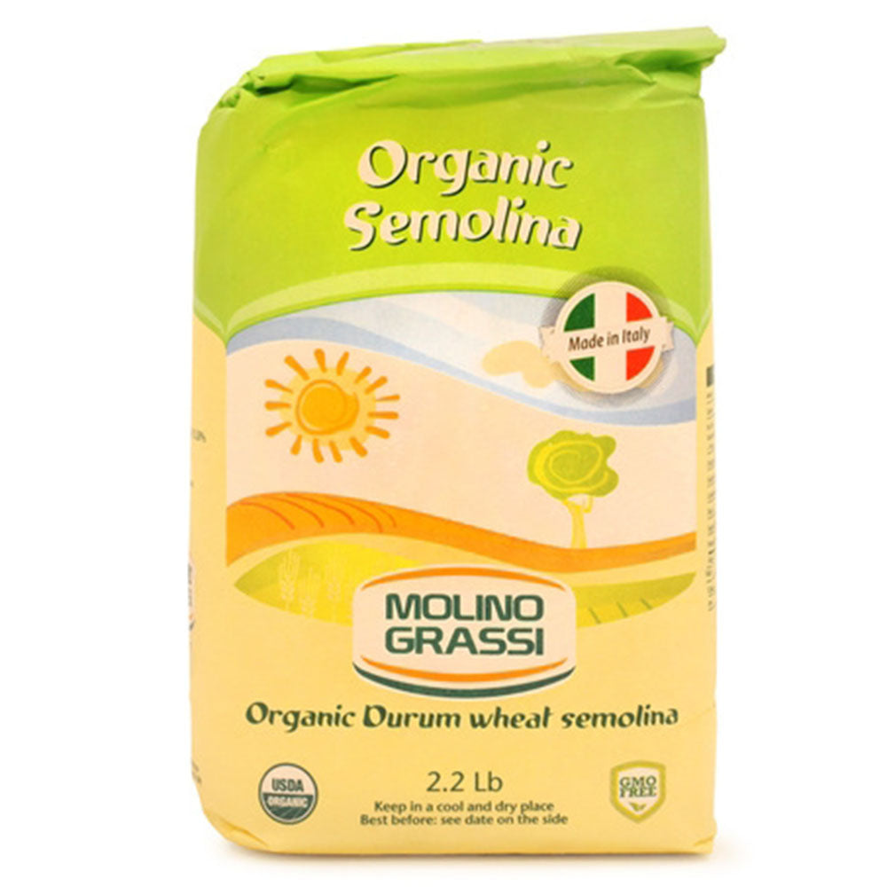 Molino Grassi Organic Durum Wheat Semolina Flour - 2.2 lb