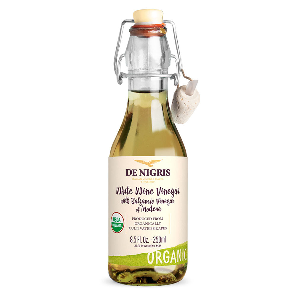 De Nigris Organic White Wine Balsamic Vinegar – 8.5 fl oz