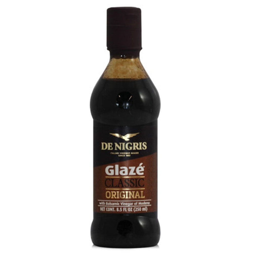 Bottle of DeNigris Glaze Classic Original on a white background