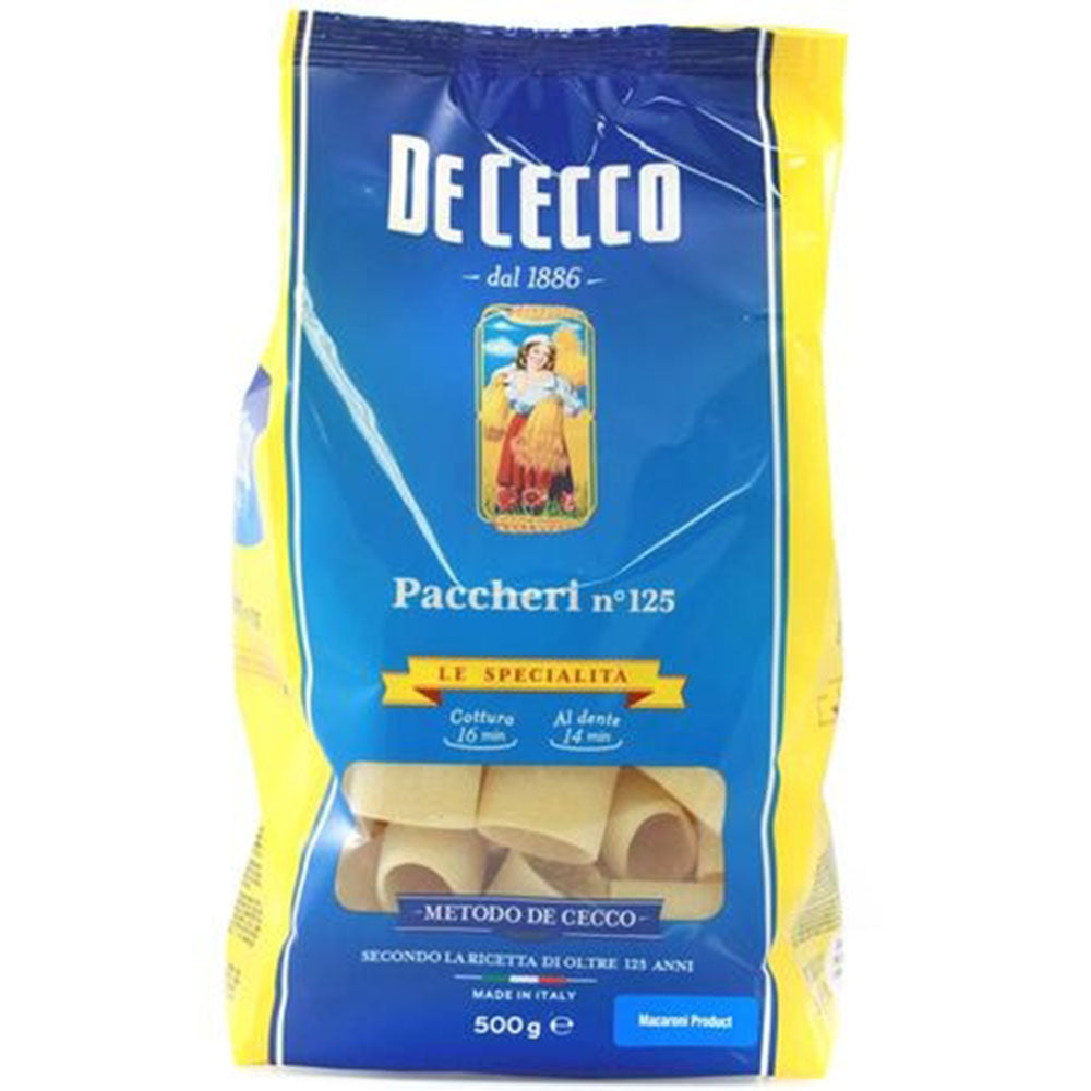 De Cecco Paccheri No. 125 (1.0 LB)