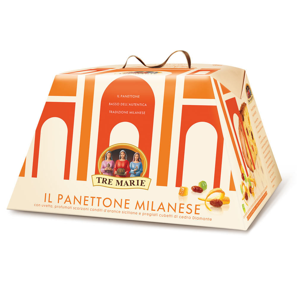 Tre Marie Panettone Milanese – Traditional Italian Christmas Cake 1.65 lb
