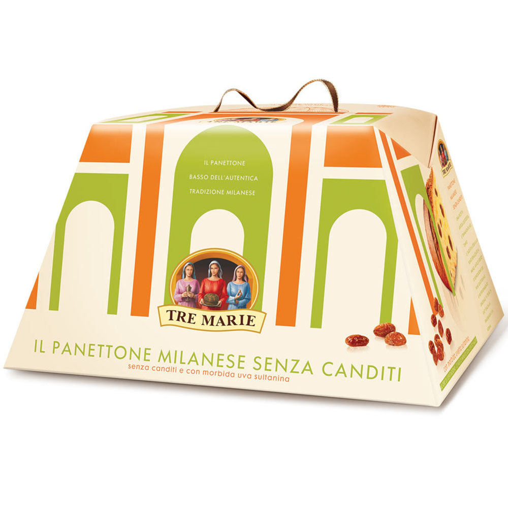 Tre Marie Panettone Senza Canditi - Italian Sweet Bread 2.2 lbs