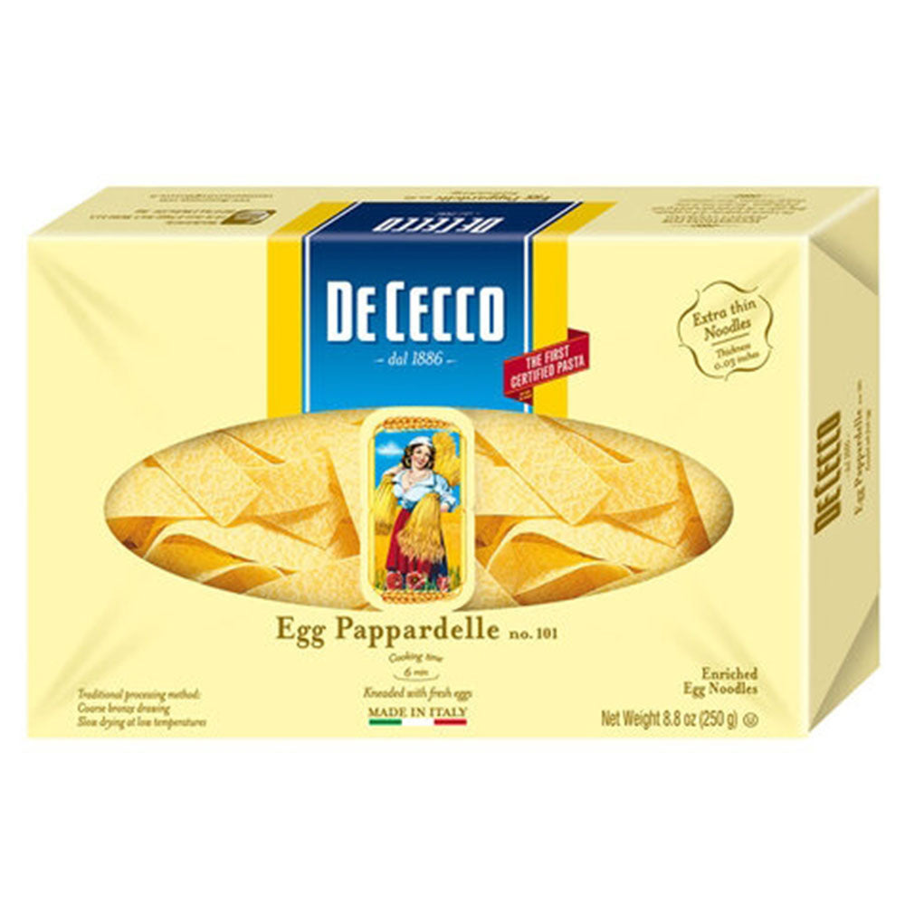 De Cecco Egg Pappardelle No. 101 (8.8 oz)