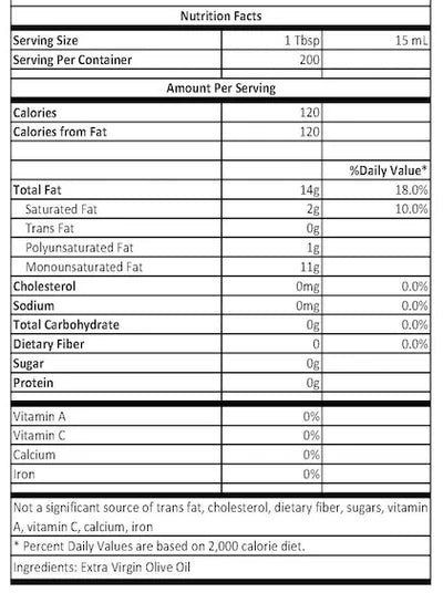 Partanna Extra Virgin Olive Oil – 1L Tin