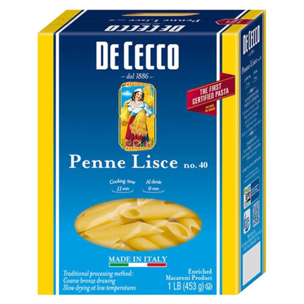 De Cecco Penne Lisce No. 40 (1.0 LB)