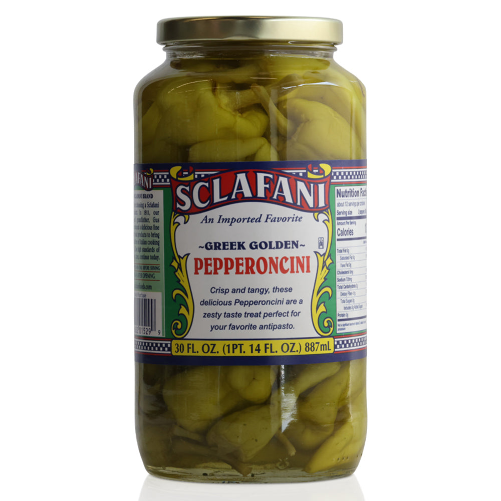 Sclafani Pepperoncini Peppers - 30 oz