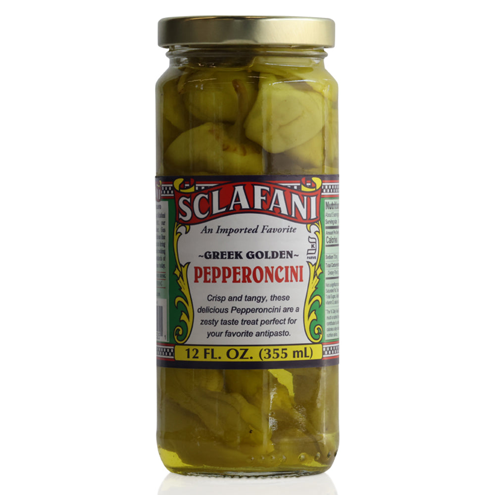Sclafani Pepperoncini Peppers - 12 oz Jar