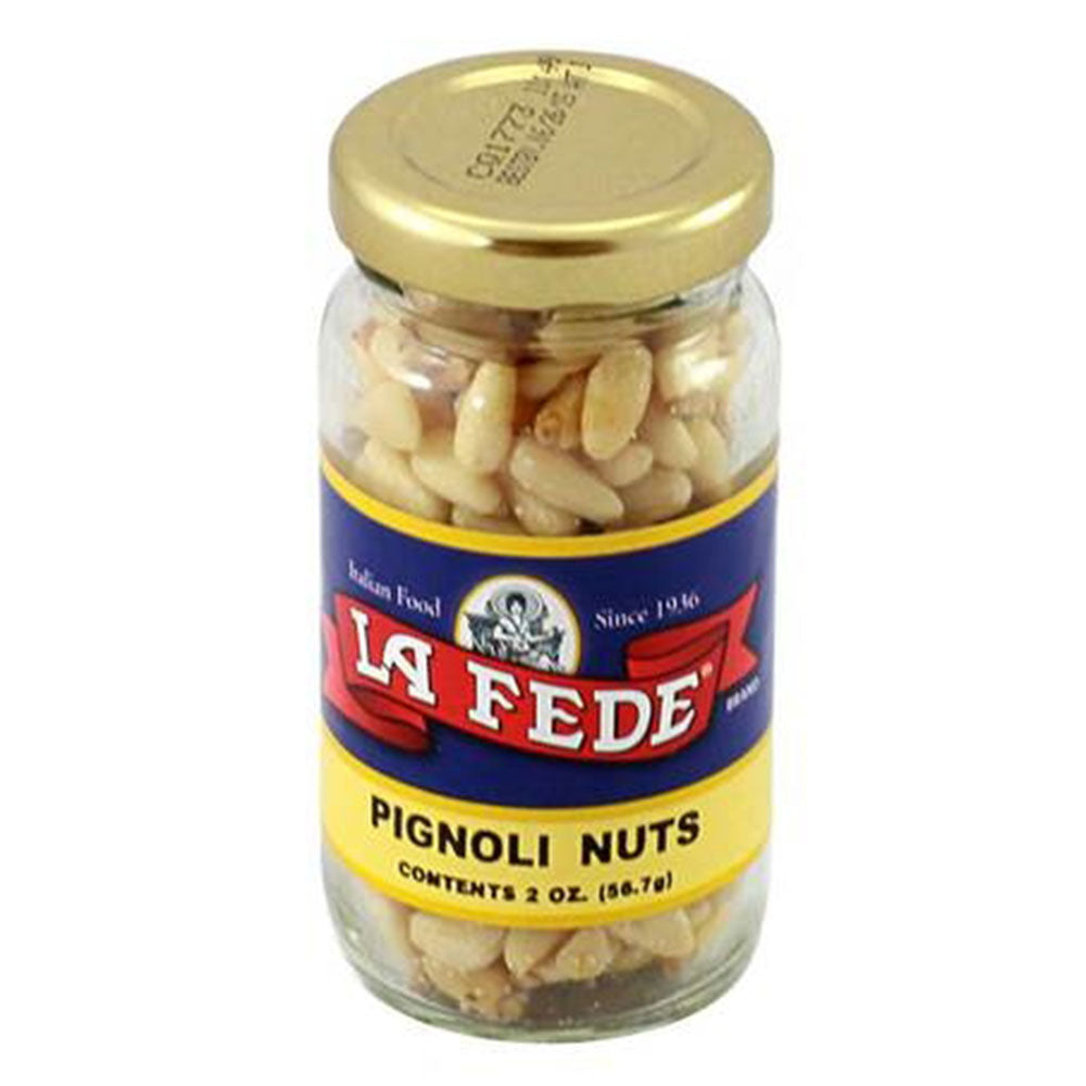 LA FEDE Pignoli Nuts (Pine Nuts) - Italian Gourmet Cooking Essential (2 oz)