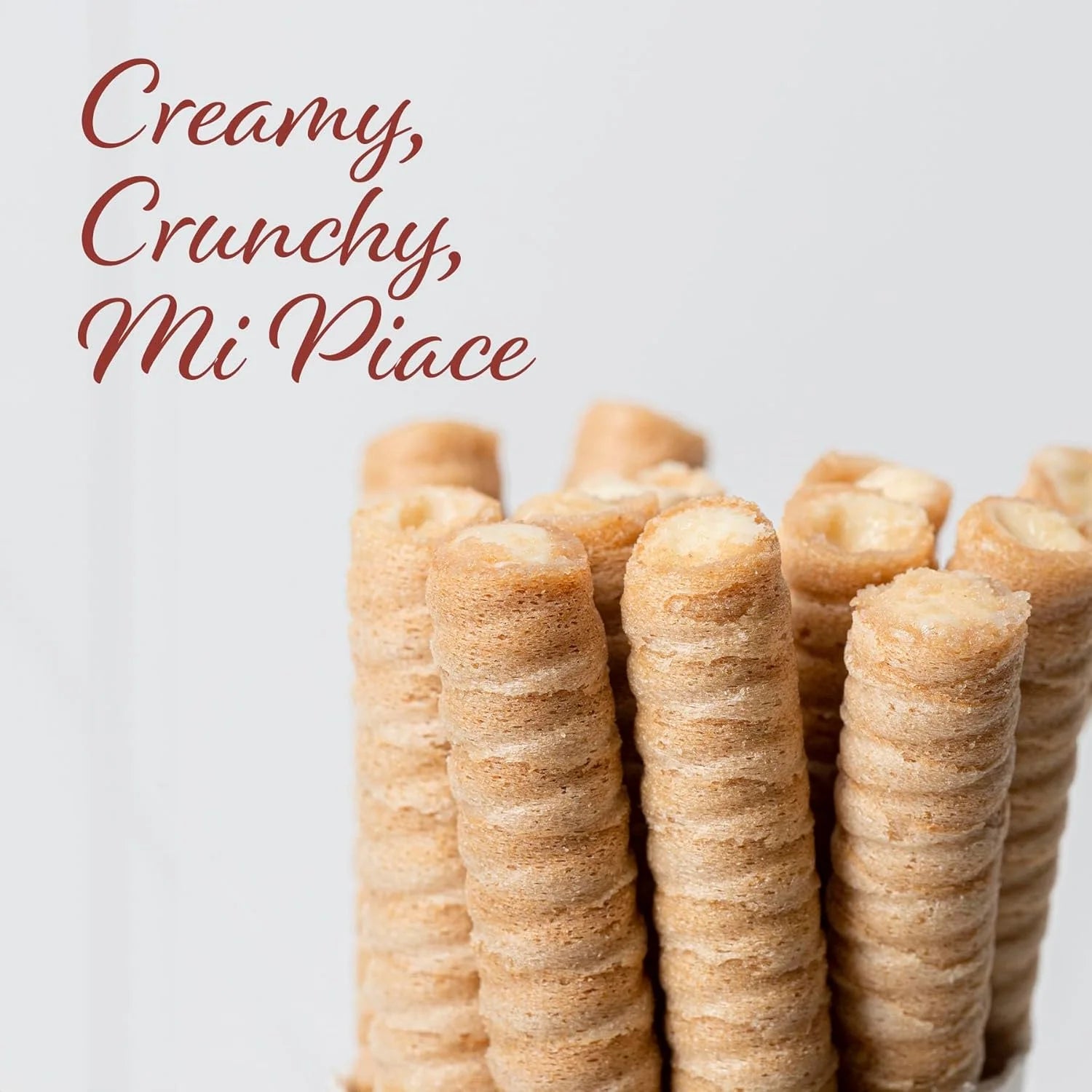 Pirucream Coconut Cream Filled Rolled Wafers – 10.59 oz (300 g)