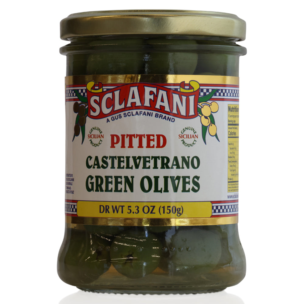 Sclafani Pitted Castelvetrano Olives - 6.3 oz Jar