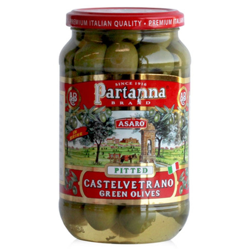 Partanna Whole Green Castelvetrano Olives - 9 oz (255 g)