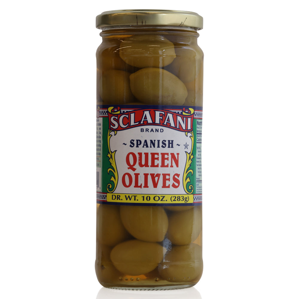 Sclafani Queen Olives - 10 oz Jar