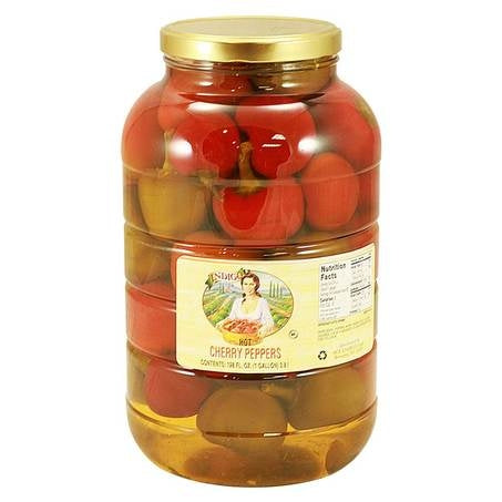Indigo Red and Green Hot Cherry Peppers (1 GAL)