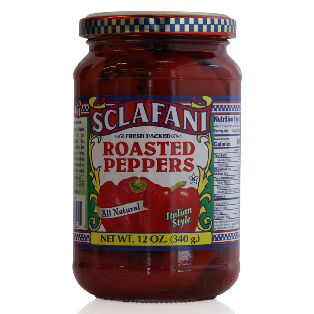 Sclafani Roasted Peppers - 12 oz Jar