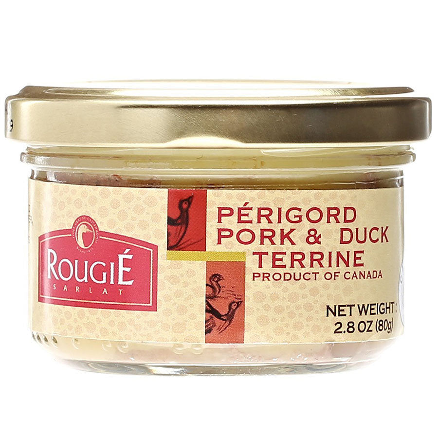 Rougié Périgord Pork & Duck Terrine with 20% Foie Gras – 2.8 oz